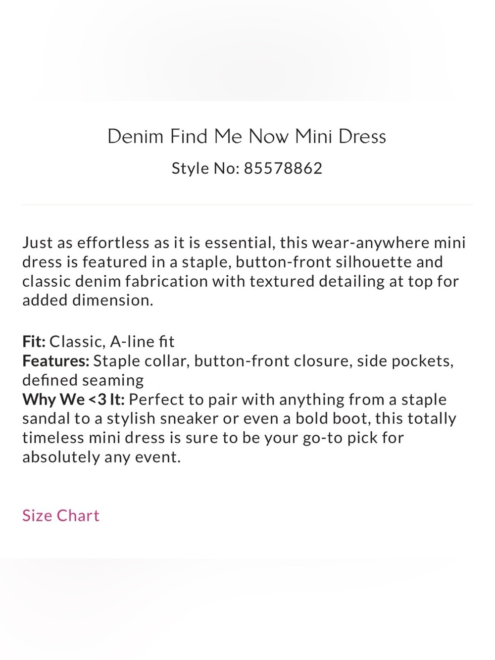 Free People Find Me Now denim Blue Smocked Yoke Denim Mini Dress Small - Picture 6 of 8